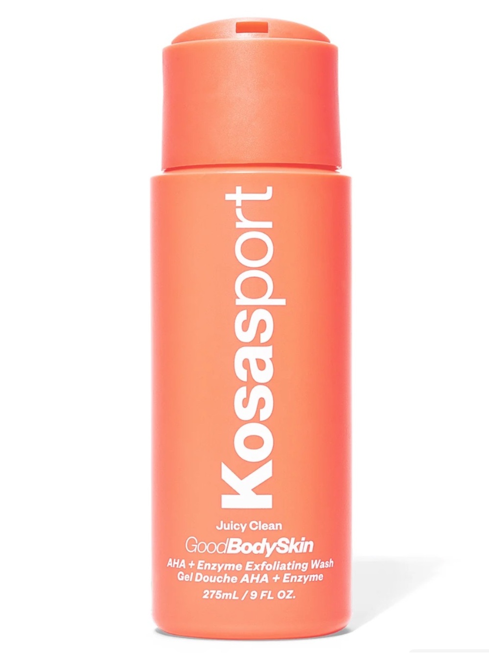 Kosas Good Body Skin AHA + Enzyme Exfoliating Body Wash in Juicy Clean 9oz NEW